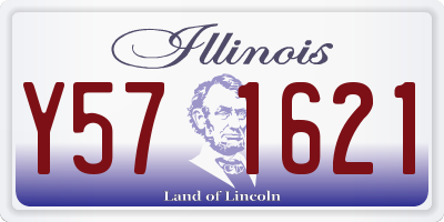 IL license plate Y571621