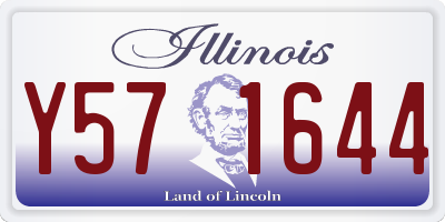 IL license plate Y571644