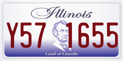 IL license plate Y571655