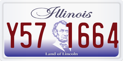 IL license plate Y571664
