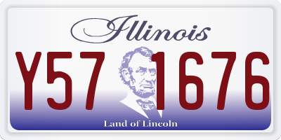 IL license plate Y571676