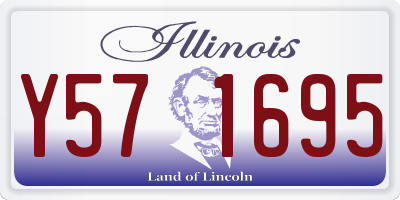 IL license plate Y571695