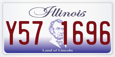 IL license plate Y571696