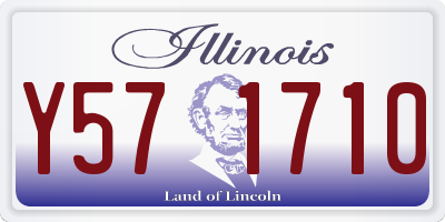IL license plate Y571710