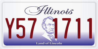 IL license plate Y571711
