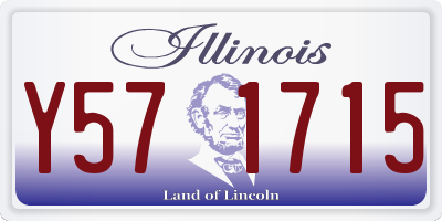 IL license plate Y571715