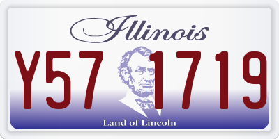 IL license plate Y571719