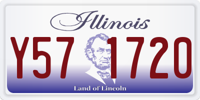 IL license plate Y571720