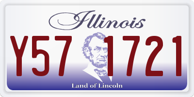 IL license plate Y571721
