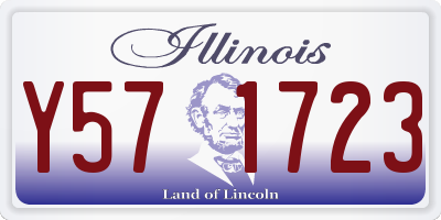 IL license plate Y571723