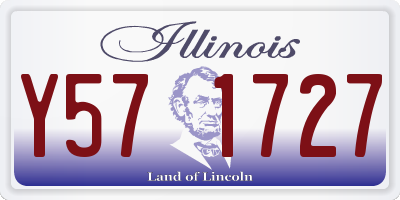 IL license plate Y571727