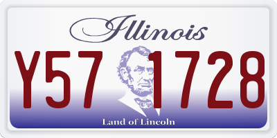 IL license plate Y571728