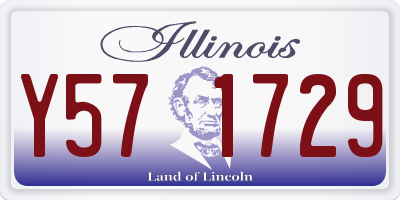 IL license plate Y571729