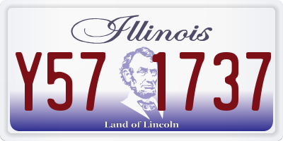 IL license plate Y571737