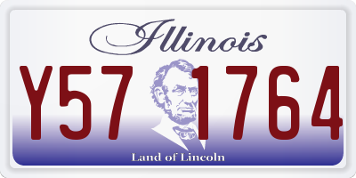 IL license plate Y571764