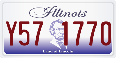 IL license plate Y571770