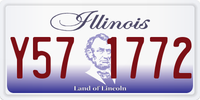 IL license plate Y571772
