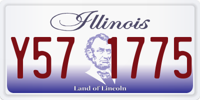 IL license plate Y571775