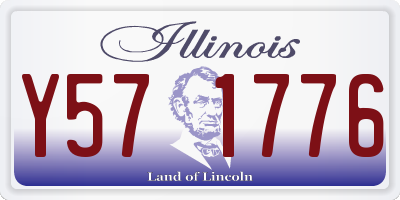 IL license plate Y571776