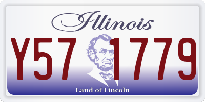 IL license plate Y571779