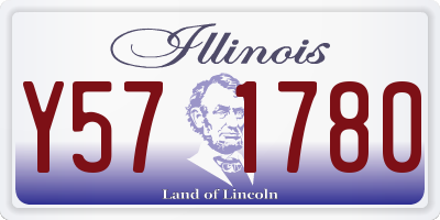 IL license plate Y571780
