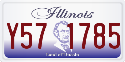 IL license plate Y571785