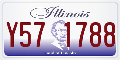 IL license plate Y571788