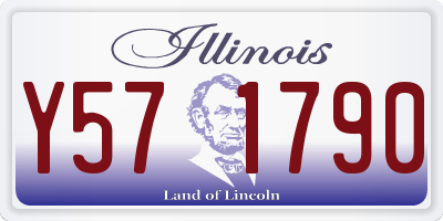 IL license plate Y571790