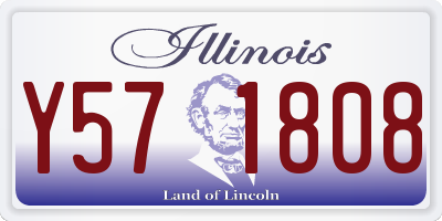 IL license plate Y571808