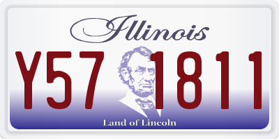 IL license plate Y571811