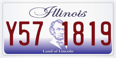IL license plate Y571819