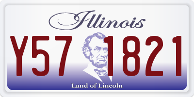 IL license plate Y571821