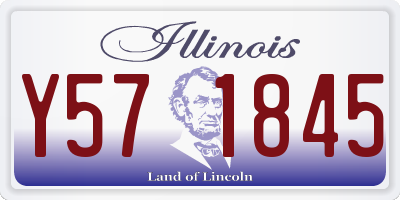IL license plate Y571845