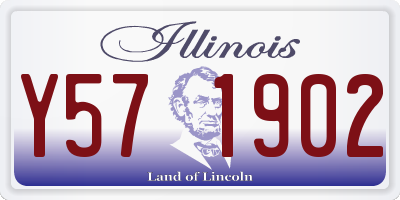 IL license plate Y571902