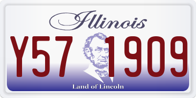 IL license plate Y571909