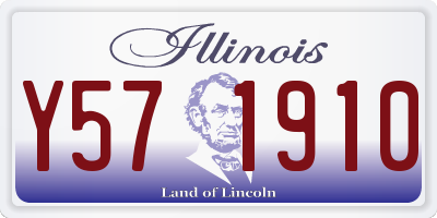 IL license plate Y571910