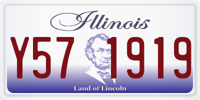 IL license plate Y571919
