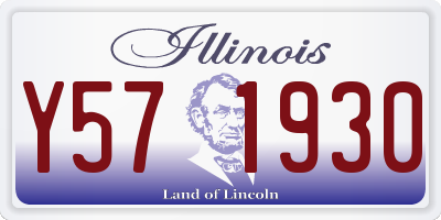 IL license plate Y571930