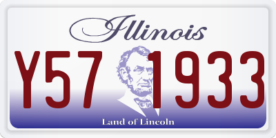IL license plate Y571933