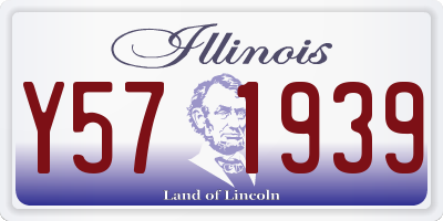 IL license plate Y571939