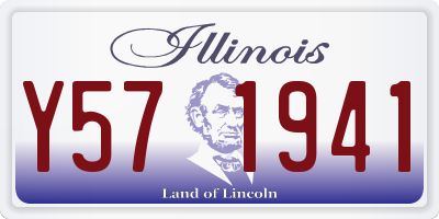 IL license plate Y571941