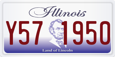 IL license plate Y571950