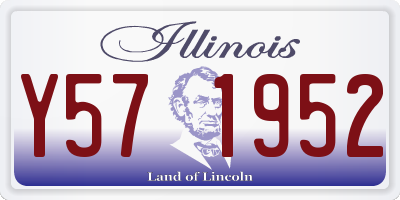 IL license plate Y571952
