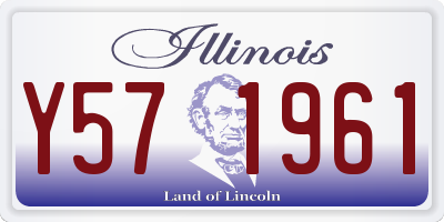 IL license plate Y571961
