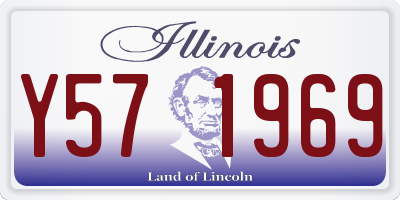 IL license plate Y571969