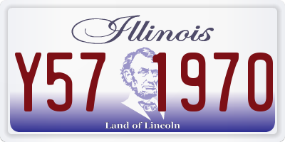 IL license plate Y571970