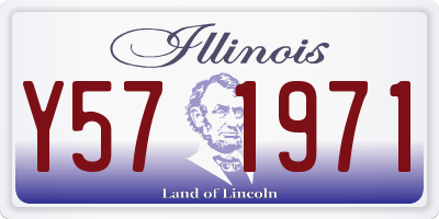 IL license plate Y571971