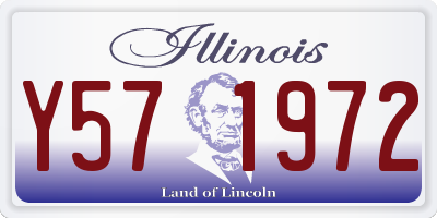 IL license plate Y571972
