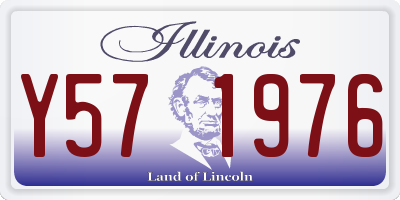 IL license plate Y571976