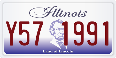 IL license plate Y571991